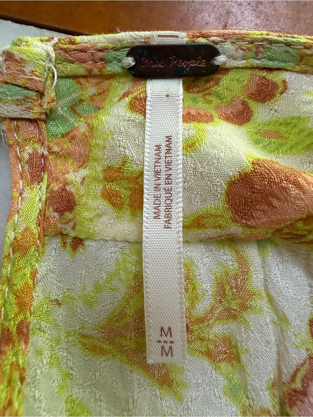 Free People Yellow Floral Midi Dress - Picture 7 of 7